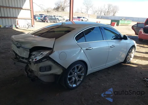 2013 Buick Regal Gs z USA, uszkodzony, nr VIN 2G4GV5GV1D9227381